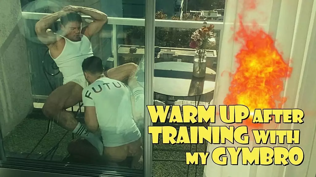 warm up after training with my gymbro - fucked bareback right after training - with alex barcelona