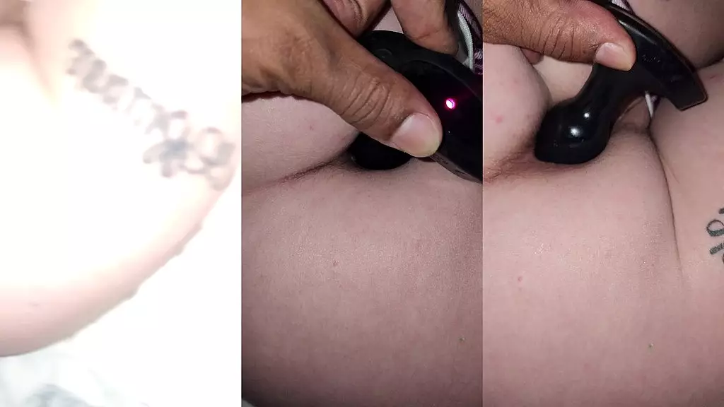 snowbunniebaddie getting anal plug with laser put in my ass