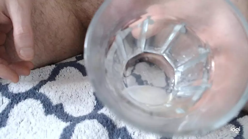 cumshot in a glass @cutepetite