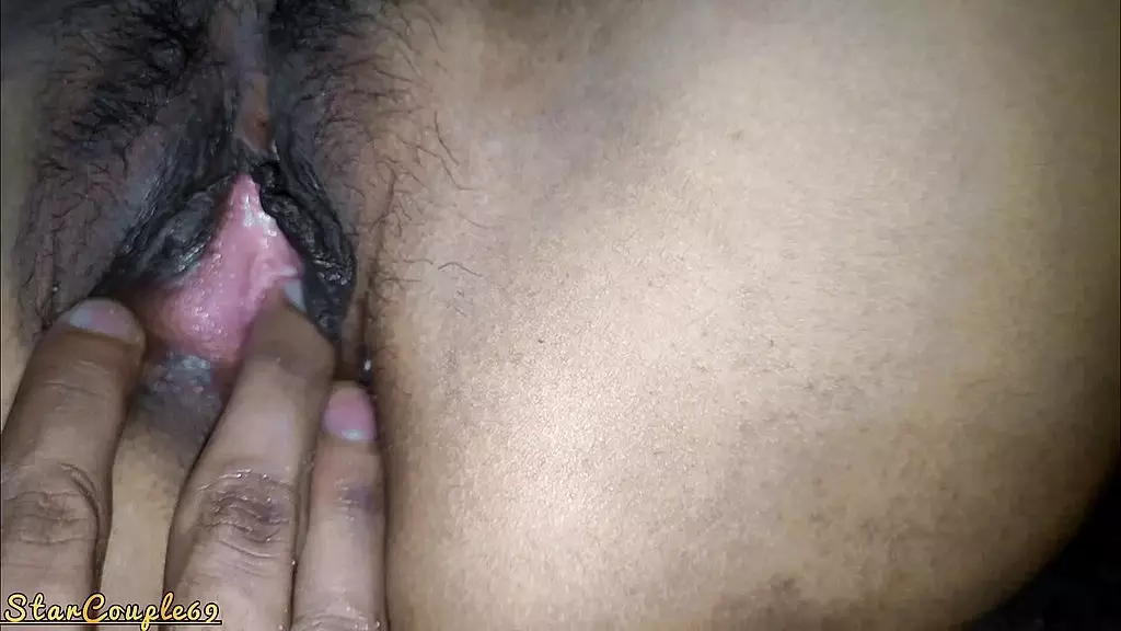 my creamy tight pussy getting happy with my new neighbour s fingers