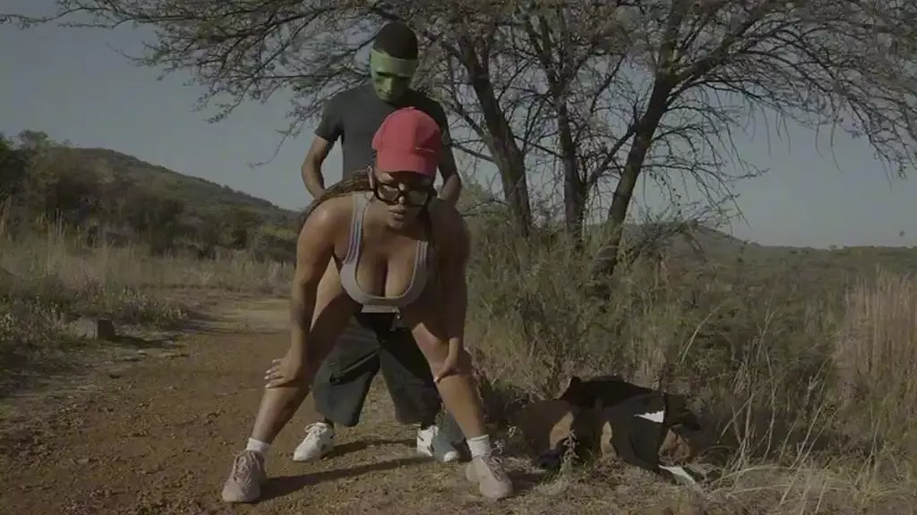 the green mask bbc fucks me outdoor pt 2