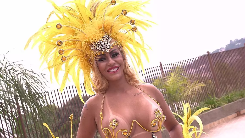 busty carnival samba dancer ass destroyed