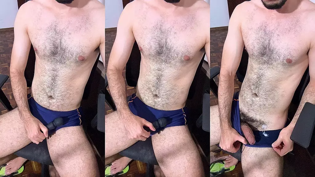 cumming inside my swim briefs