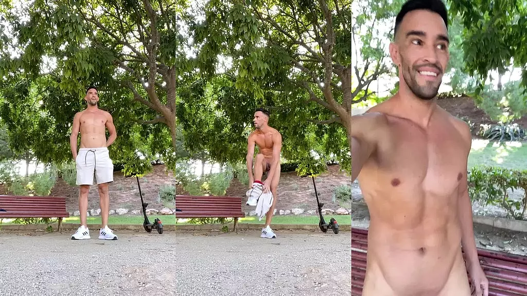 getting fully naked at public playground