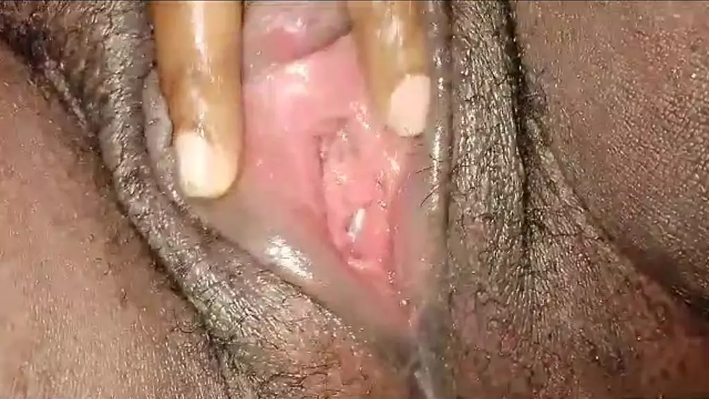 slutty bitch fingers her damaged juicy pussy