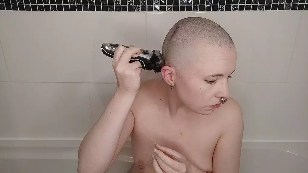 head and eyebrow shave