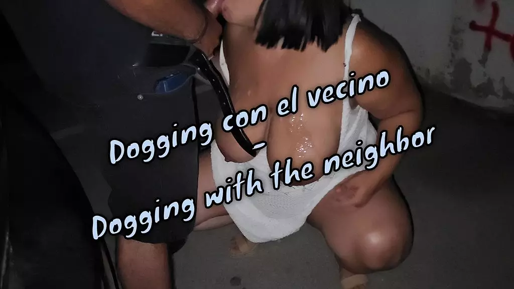 dogging with the neighbor