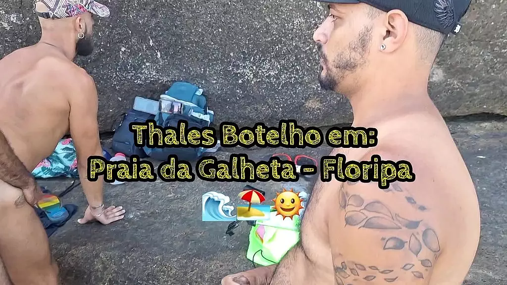 thales botelho na praia da galheta - video completo